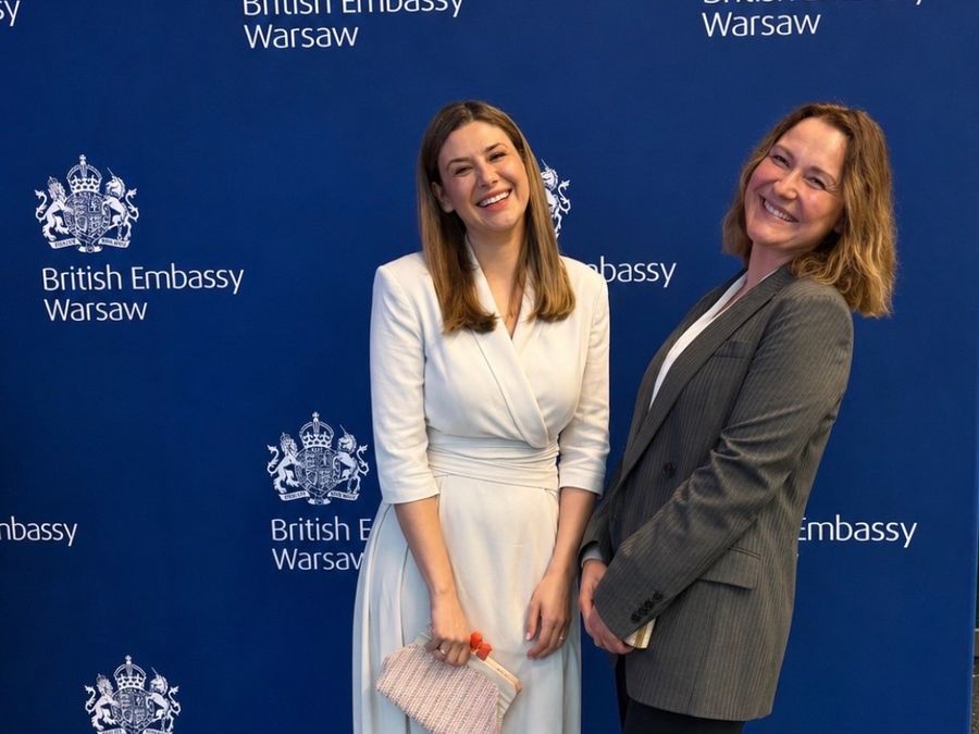 Madina Turava and Maria Ożóg